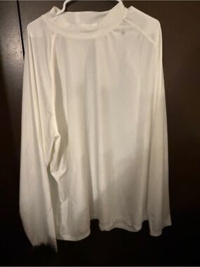 Skin UPF Sunwear White Rashguard Top